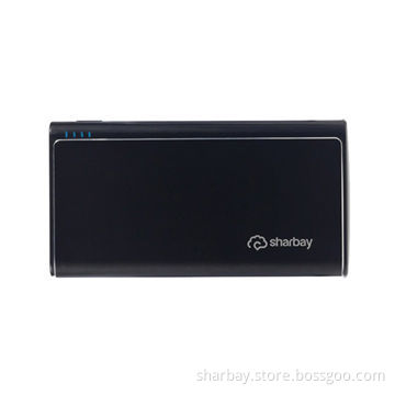 6,000mAh USB battery chargers for phones, with flashlight, 5V/1A, USB 2.0, RoHS, FCC & CE marks